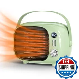 B0bb5tk7s5 Coolfor Space Heater Heating Desk Temperature Control 800w/500w Safe And