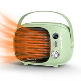 Ly-zp-32 Coolfor Space Heater Green Fast Heating Temperature Control 800w/500w Ceramic Fan