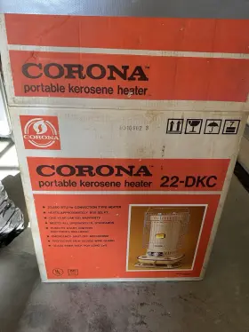 22-dkc Corona Portable Kerosene Heater New Nib Opened Only To Inspect For Damage