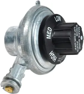 F273769 Corporation Portable Propane Table Top Regulator With A 1 Inch -20 Female Throwaway Cylin