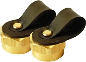 F276400 Corporation Propane Brass Cap With Female 1 Inch X 20 Throwaway Fitting