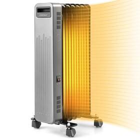 Costway Bxd54-ag3u1-mw 1500-watt Oil-filled Radiator Heater Portable Electric Space 3 Heat