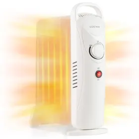 Hcst04700 Costway 700w Portable Oil Heater With Adjustable Thermostat And 120 Sq.ft Heating Range