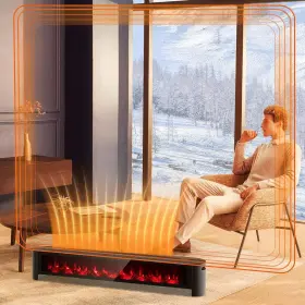 N4-ah-10n180u1-mw Costway 51.5 Inch 1400-watt Electric Baseboard Heater Convection Space 3d
