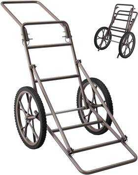 Costway Op2976 Goplus Folding Deer Cart 500lbs Hauler With Big Rubber Wheels Heavy Du