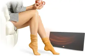 Cozy Products 445030613609 New And Improved Legs Flat Panel Space Heater For Home O