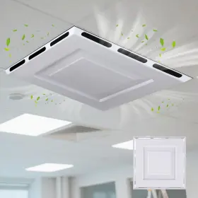 Kao-croblissful-3282 Croblissful 1 Pcs 24 Inch X Ceiling Vent Deflector 4-way Air C