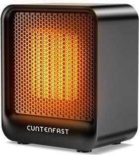 Cuntenfast Ptc500 Electric Space Heater Lightweight Ptc Ceramic Fast Heating Desk Black