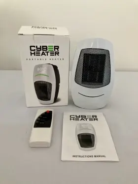 Cyber Heater 850058961309 Portable With Remote Plug In Space New Open Box