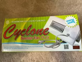 9004150 Cyclone Automatic Register Booster Fan Cm-300 Steel Brown