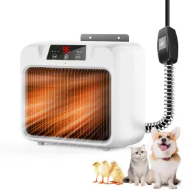 600w Cyeln 722929837672 Dog House Heater Anti-bite Cord Heated Wall-mounted