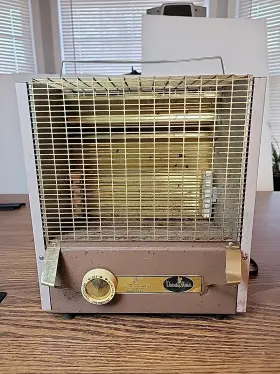 47750 Daintymaid Vintage Electric Metal Space Heater 1960s Mid-century Modern Works