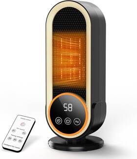 Dandist 313032198103 Space Heaters For Indoor Use With Remote 2s Efficient Heating Overheat And Tilt