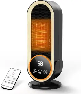 E68s Dandist 313032198103 Space Heaters For Indoor Use With Remote 2s Efficient Heating Overheat And Tilt
