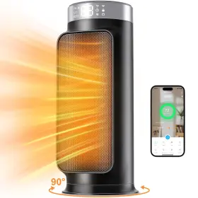 1500w Dayette 850061296733 Space Heaters For Indoor Use Smart Ptc Electric Heater With Wifi/app &