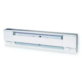 2000w Dayton 3ug87 Electric Baseboard Heater 96 Inch White 240v Convection Heat