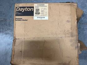 Dayton 3vh20 Portable Gas Floor Heater 15-25 000 Btuh Heating Capacity Output