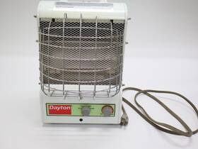 Dayton 3vu31b Electric Convection Space Heater 1500w 120v Portable White Works