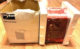 Dayton 3vu34a Heavy Duty Electric Heater Model 240-208 Vac Volt 4000-3000 Watts