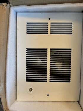 Dayton 5zk68e Recessed Electric Wall-mount Heater 1500 W