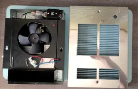 5zk64d Dayton 5zk70 Electric Wall-mount Heater Shallow Recessed Or Surface - Used