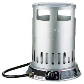 6by73 Dayton Portable Gas Floor Heater Liquid Propane Matchless Piezo 50 000