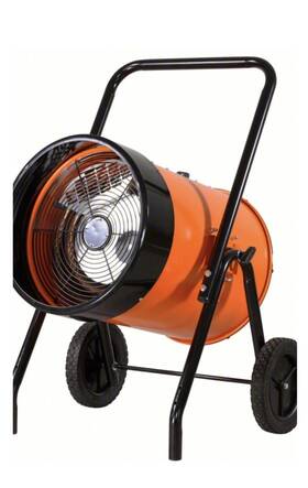 Dayton 784jh9 Portable Heater 480v Ac 3 Phase 51180 Btuh 15kw Wheel