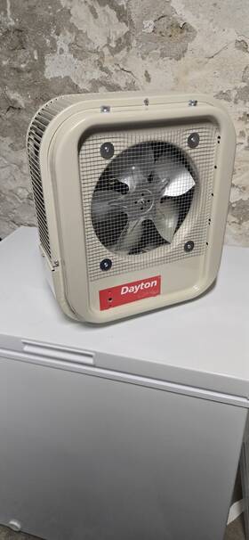 Dayton 804t16 Fan Forced Electric Unit Heater Wall And Ceiling 1 Or 3 Phase Runs