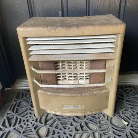 Drc-12-b-1 Dearborn Vtg Lp Gas 12 000 Btu Heater Ceramic Grates Model Drc-12-b Compact