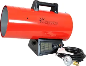 Bao-149 Decor 125 000 Btu Forced Air Propane Heater - Auto-shutoff Torpedo For Garage
