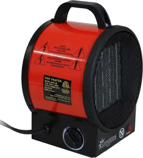 Bao-156 Decor 120v Portable Electric Space Heater For Garage - 1500w/750w Auto Shutoff Sma
