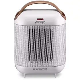 Delonghi 445030598586 1 500-watt Capsule Compact Ceramic Portable Heater In White