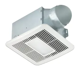 Delta 885917001483 Breezsmart Smt150led 150 Cfm Exhaust Bath Fan With Led Light And Night