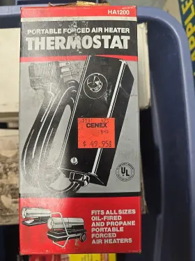 Ha1200 Desa Portable Forced Air Heater Thermostat