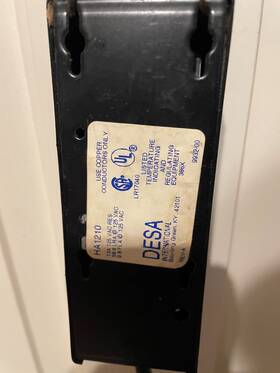 Desa Pp234 Kerosene Portable Forced Air External Thermostat