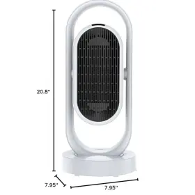 Mehd17a Desertwest Ceramic Space Heater For Indoor Use Oscillating Infrared By