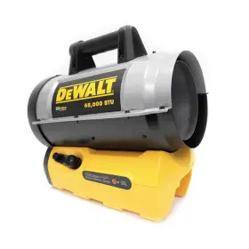 Dxh70cfavh Dewalt 27 000-68 000 Btu Cordless Forced Air Propane Portable Heater