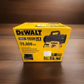 Dxh75cfavx Dewalt F340675 75000 Btu/hr Forced Air Propane Construction Heater New