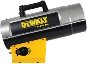 F340725 Dewalt 110 000 - 150 Btu Forced Air Propane Heater Open Box