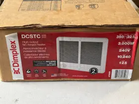 Dcstc302tw Dimplex 47526 3000-watt 240-volt Forced Air Heater Wall Mount
