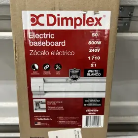 500w Dimplex 781052499508 240v Standard Electric Baseboard Heater 30in