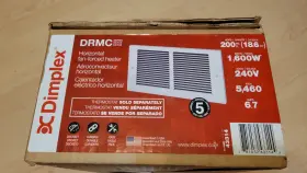 Drmc162w Dimplex Drmc Series Electric Wall Heater Complete Unit. Model Drmc162w. Nib