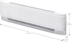 Lc2507w31 Dimplex 25 Inch Linear Convector Electric Baseboard Heater Model Used