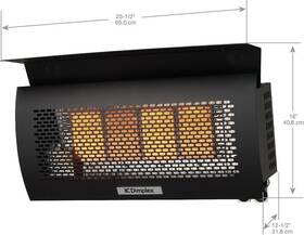 Dimplex X-dgr32wng Wall Mount Natural Gas Infrared Patio Deck Heater New In Box