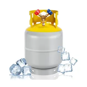 167286-dollate Dollate Refrigerant Recovery Tank - 30lb For R12/r22/r134a/r410a With 1/4 Sae Y-valve