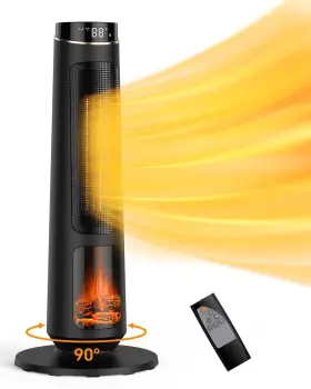Sf709a Domenow 31 Inch Space Heaters For Indoor Use Ceramic Tower Heater Room Heating