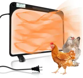 Dongguanshiwanyuegongmaoyouxiangongsi 744110385922 Dual Sided Chicken Coop Heater For Winter 2 100 Watts With Ind