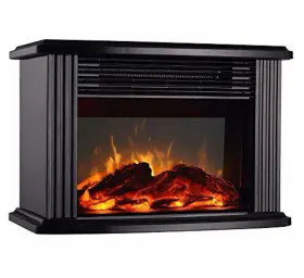1500w Donyer Power 712885848232 Mini Electric Fireplace Tabletop Portable Heater 14ftft Bla