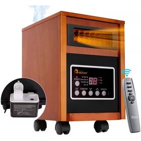 Dr Infrared Heater 726084546318 1500-watt Cherry Electric Cabinet Space With Dual Heating Force