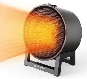 Dch03 Dr.prepare Small Space Heater For Indoor Use 600w Electric 6 Inch Black